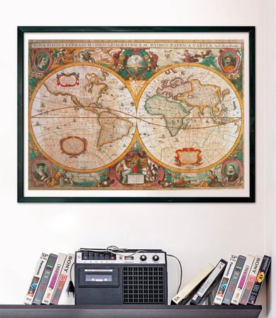 Clementoni Old Map 1000 Parça High Quality Collection Yetişkin Puzzle