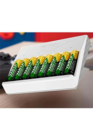 57659 Usb Multi Charger 8li Pil Şarj Cihazı (AA-AAA-NIMH)