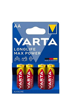 4706Longlife Max Power Alkalin AA Kalem Pil 4'lü Blister
