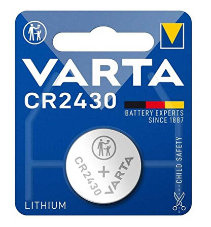Varta CR2430 Lityum 3V Lityum Pil Tekli Blister