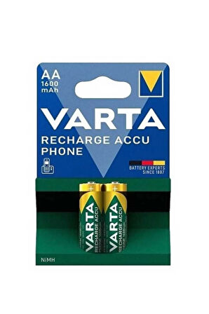 58399 1600mAh AA Şarj Edilebilir Kalem Pil 2'li Paket (Blister)