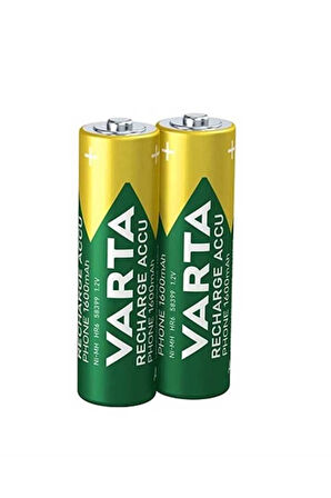 58399 1600mAh AA Şarj Edilebilir Kalem Pil 2'li Paket (Blister)