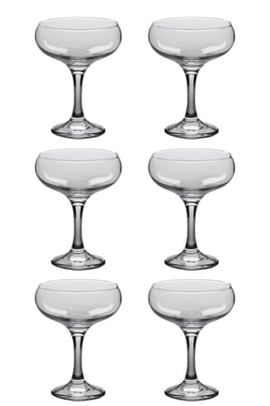 Bistro 44136 Bardak 6'lı Şampanya Kokteyl