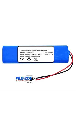 360 S6 S8 Robot Süpürge için 14.4v 2600mah TNL Marka Batarya
