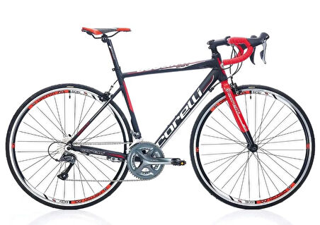 Corelli Boolva RC100 Claris 52cm 16 Vites Yol Yarış Bisikleti Siyah Kırmızı Beyaz