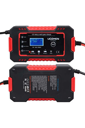 UC-C120501A 12V 6A KIRMIZI LED GÖSTERGELİ AKÜ ŞARJ CİHAZI