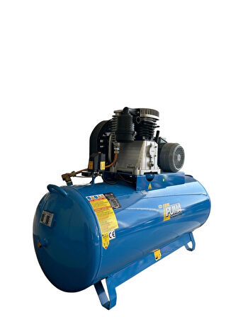 Puma 500 Lt 10 Hp Hava Kompresörü, B7000 Italyan Alüminyum Kafalı 12 Bar, 380 V