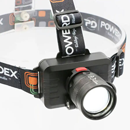 Powerdex PD-7772 Şarjlı Zoomlu Kafa Lambası