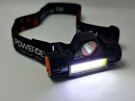 Powerdex PD-6672 Şarjlı Mıknatıslı Su Geçirmez Kafa Lambası