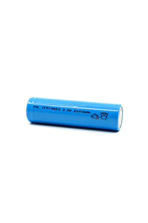 IFR18650 2000mAH 3.2 LiFePO4 Başlıksız 18650 Şarj Edilebilir Pil