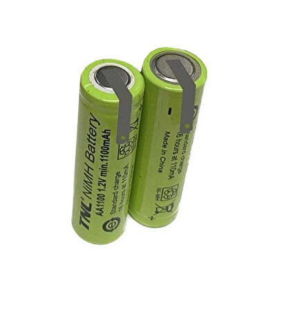 TNL 2.4v 1100mAh Traş Makinesi için Şarjlı AA Kalem Pil