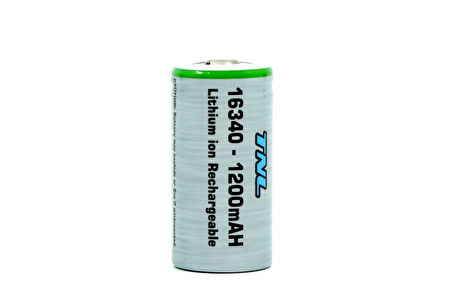 TNL CR123A 16340 3.7v 1200mAH Li-ion Başlıklı Pil