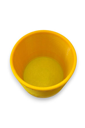 3D Gökkuşağı Renkli Saksı - Kompakt Saksı - Dekoratif ve Modern Tasarım