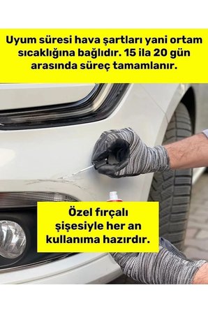 PİANO BLACK & PARLAK SİYAH - Profesyonel Çizik Giderici Rötuş Boyası 30ml.