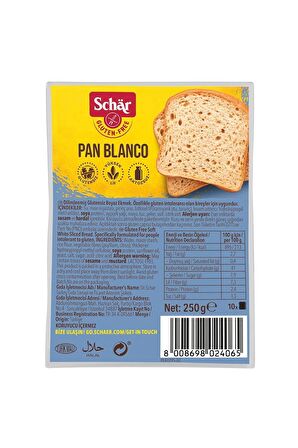 Pan Blanco Glutensiz Beyaz Ekmek 250 gr (4 Adet)