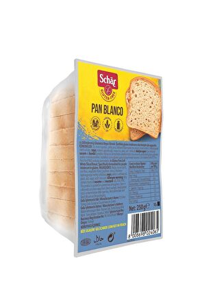 Pan Blanco Glutensiz Beyaz Ekmek 250 gr (4 Adet)