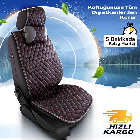 PANDA MARS SERİSİ FİLE KUMAŞ OTO KOLTUK MİNDERİ