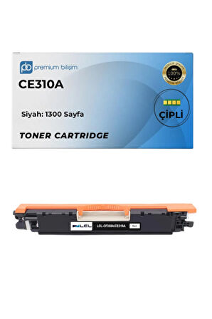 CE310A Siyah Muadil - Laserjet Pro CP1025 CP1025nw MFP M175nw M175a M175n M175w Pro 200 M275nw M275A