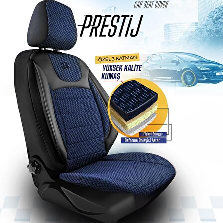 PANDA PRESTİJ SERİSİ DOKUMA KUMAŞ OTO KOLTUK KILIFI
