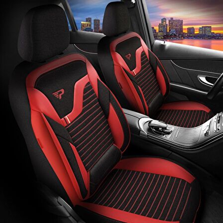 PANDA BOSTON SERİSİ KETEN KUMAŞ OTO KOLTUK KILIFI - TAM SET