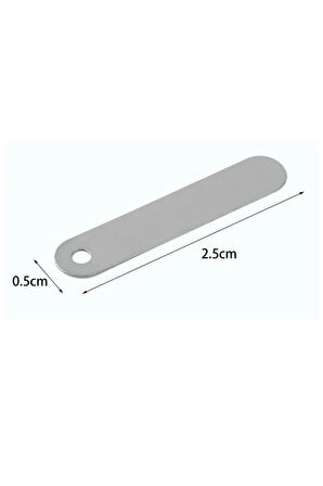 100 Adet 2.5cm x 0.5cm Pil Punta Teli
