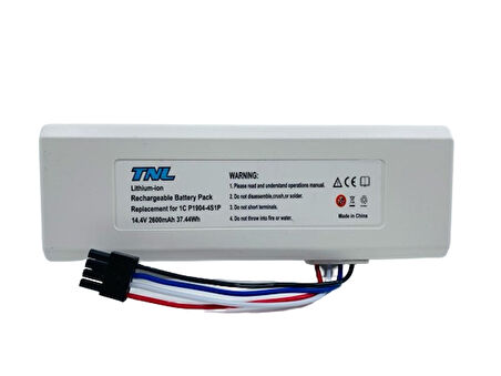 Xiaomi Mi Vacuum Mop 1C Robot Süpürge için 14.4v 2600mAH Batarya