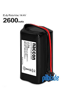 Robostar T60 Robot Süpürge için 14.8v 2600mAH Li-ion Batarya