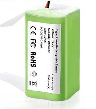 Kyvol Cybovac Robot Süpürge için TNL 14.4v 2600mAH Li-ion Akıllı Robot Pili