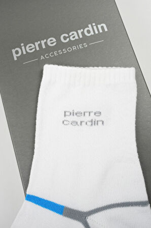 PİERRE CARDİN Pamuk 6'lı Erkek Kısa Soket Tenis Çorabı 5011-PC BEYAZ