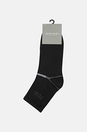PİERRE CARDİN Pamuk 6'lı Erkek Kısa Soket Tenis Çorabı 5011-PC SİYAH