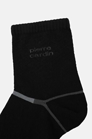 PİERRE CARDİN Pamuk 6'lı Erkek Kısa Soket Tenis Çorabı 5011-PC SİYAH