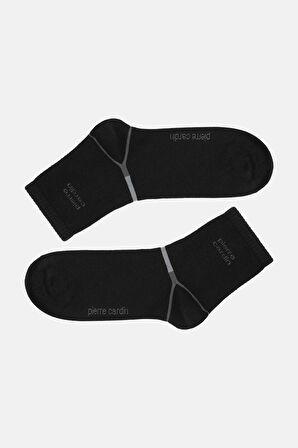 PİERRE CARDİN Pamuk 6'lı Erkek Kısa Soket Tenis Çorabı 5011-PC SİYAH
