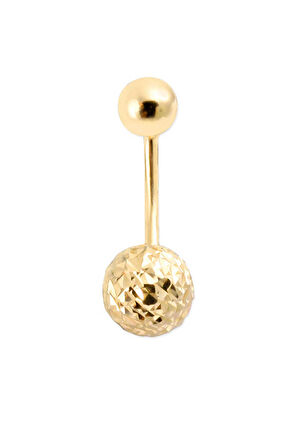 Altın 8 Mm Top Piercing