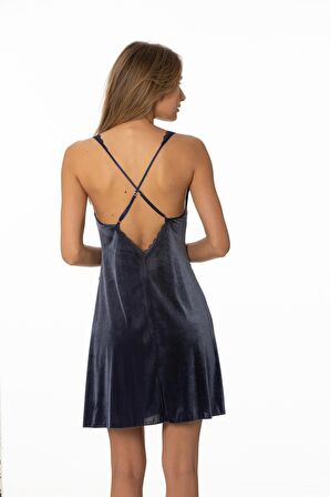 Kadife Saten Gecelik  - 840