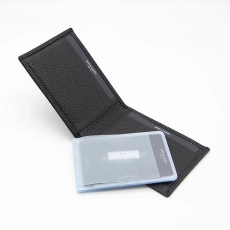 Pierre Cardin Siyah Floater Deri Kredi Kartlık 075A41