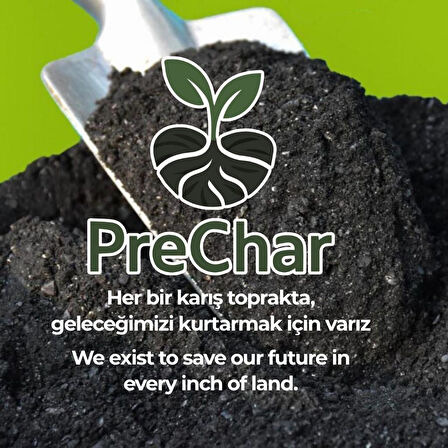 PreChar Meşe Odunu Bazlı Karbon Toprak Düzenleyici 16L Biochar 6mm ve Üstü