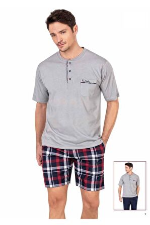 5482 Erkek Pijama Takımı Gri
