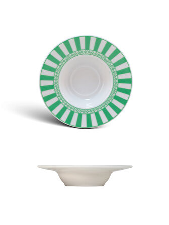 Mint Garden Porselen Çay Tabağı (Altılı Set)