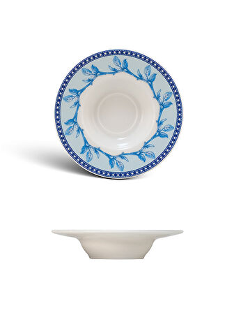 Royal Blue Porselen Çay Tabağı (Altılı Set)