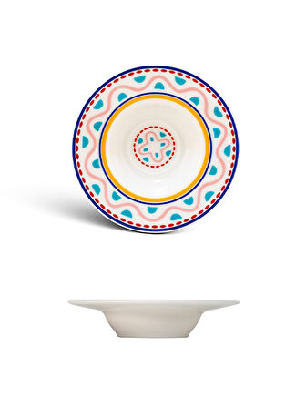 Solfest Porselen Çay Tabağı (Altılı Set)