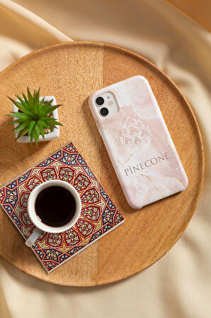 Etnik Desen Taş Bardak Altlığı Masaüstü Koruyucu Altlık 4 Parça Set 10x10cm Stone Coasters