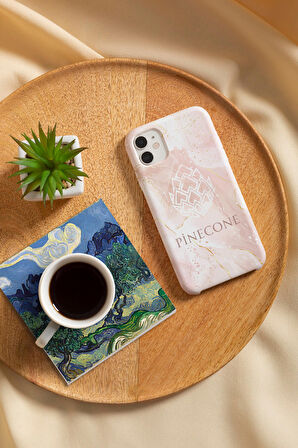 Van Gogh Zeytin Ağaçları, Şeftali Ağacı, Ren Nehri’nde Yıldızlı Gece, Süsenler Taş Bardak Altlığı Masaüstü Koruyucu Altlık 4 Parça Set 10x10cm Stone Coasters