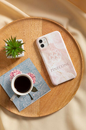 Ebru Sanatı, Pembe Ortanca Çiçeği, Lale Taş Bardak Altlığı Masaüstü Koruyucu Altlık 4 Parça Set 10x10cm Stone Coasters