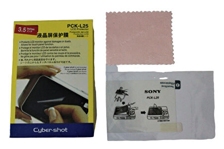 Sony PCK-L25 Cyber-shot 3.5” Ekran Koruyucu – DSC-HX1, DSC-HX100V, DSC-HX200V, DSC-HX300, DSC-HX400V