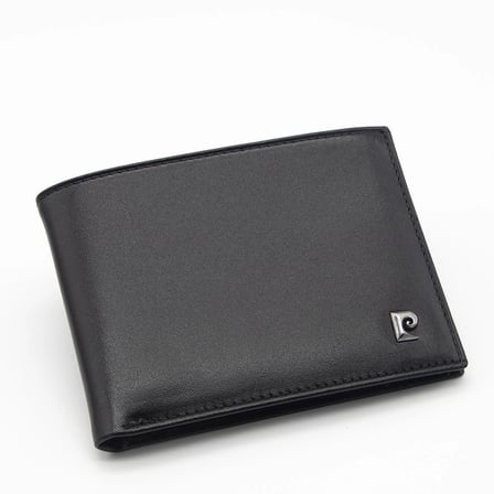 Pierre Cardin Siyah Analin Deri Kredi Kartlık 075A55