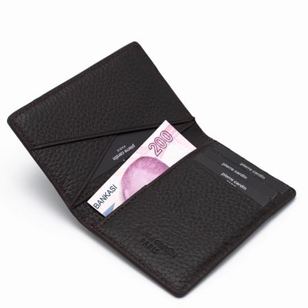 Pierre Cardin Kahve Unisex Deri Kartlık 0123K6C