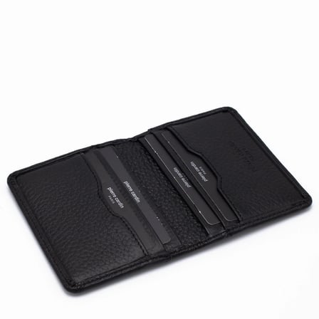 Pierre Cardin Siyah Unisex Deri Kartlık 1252S3L