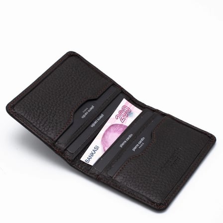 Pierre Cardin Kahve Unisex Deri Kartlık 1252K6C
