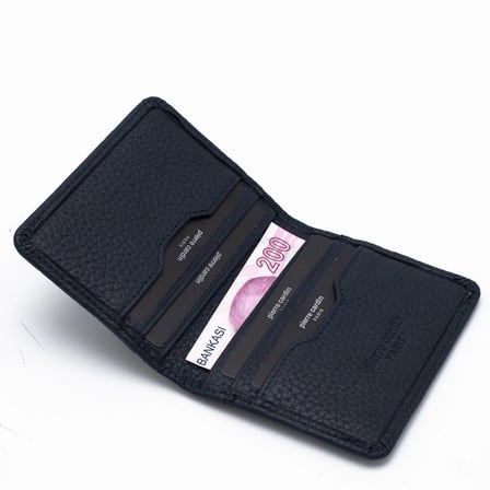 Pierre Cardin Lacivert Unisex Deri Kartlık 1252L1N