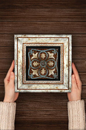 Desen Taş Duvar Tablosu Çerçeveli Duvar Dekoru Wall Art